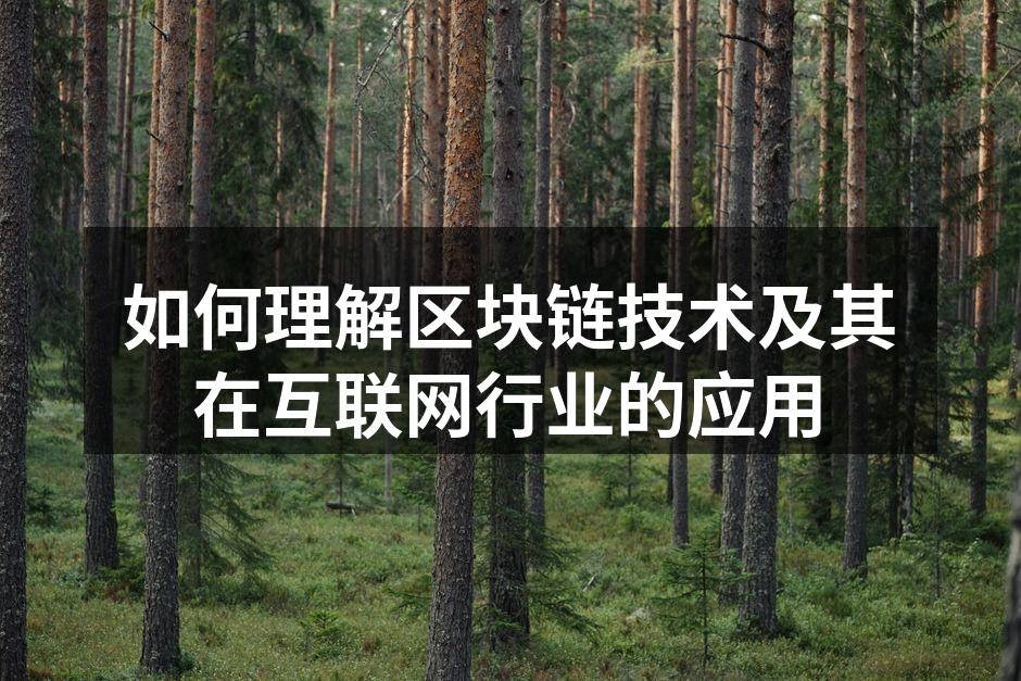 如何理解区块链技术及其在互联网行业的应用